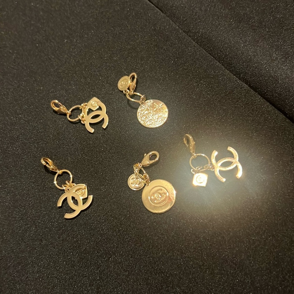 5- 100% Authentic Chanel charms